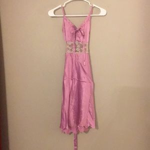 Violet silk and lace Vintage Betsy Johnson.